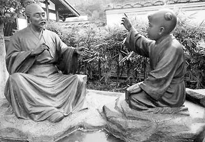 朱松与朱熹父子塑像.jpg
